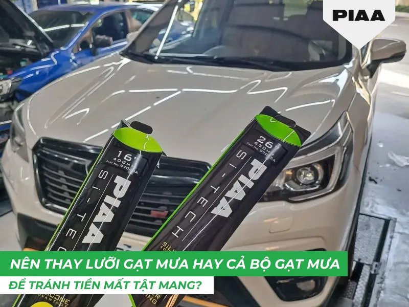 Nên Thay Lưỡi Gạt Mưa Hay Cả Bộ Gạt Mưa Để Tránh Tiền Mất Tật Mang?