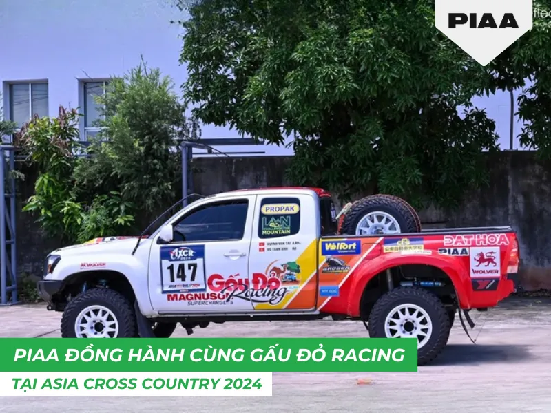PIAA Đồng Hành Cùng Gấu Đỏ Racing Tại Asia Cross Country 2024