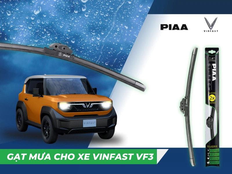 Cách chọn gạt mưa cho xe VinFast VF3