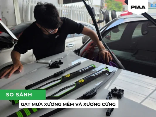 So sánh gạt mưa xương mềm và xương cứng