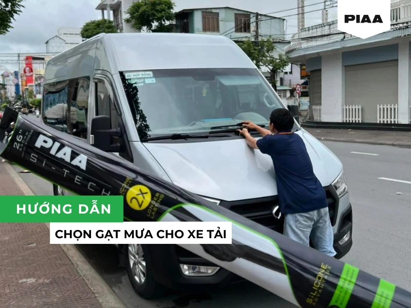 Cách chọn gạt mưa cho xe tải